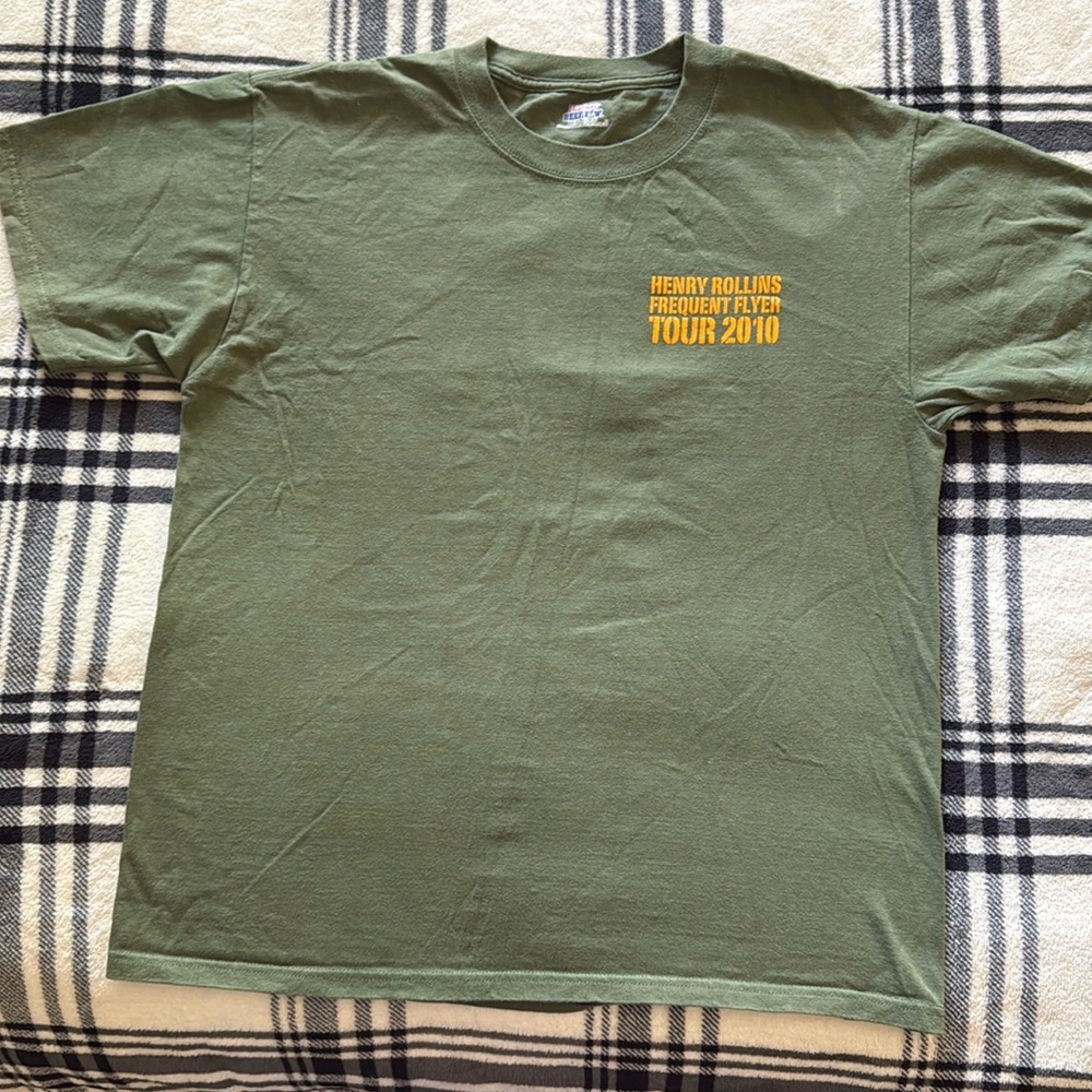 Vintage Men’s Henry Rollins Frequent Flyer Tour 2010 Search & Destroy medium